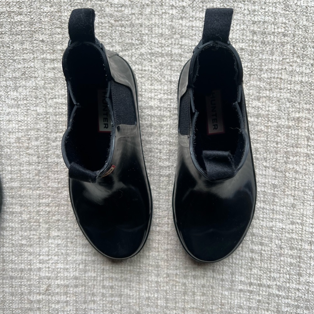 Hunter Kids Black Boots